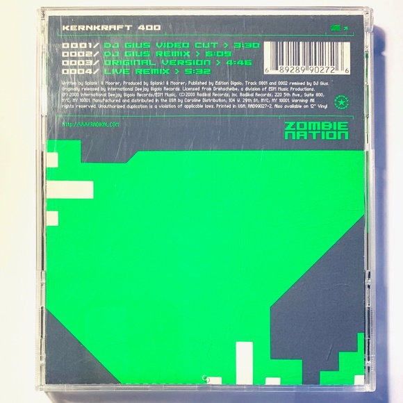 🦋 Zombie Nation : Kernkraft 400 CD Maxi-Single Radikal Records Techno Dance - Picture 4 of 4